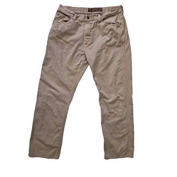 Territory Ahead Mens 36X32 Tan Khaki Pants Hiking Outdoor Chino (34x32 Actual) - Picture 2 of 6